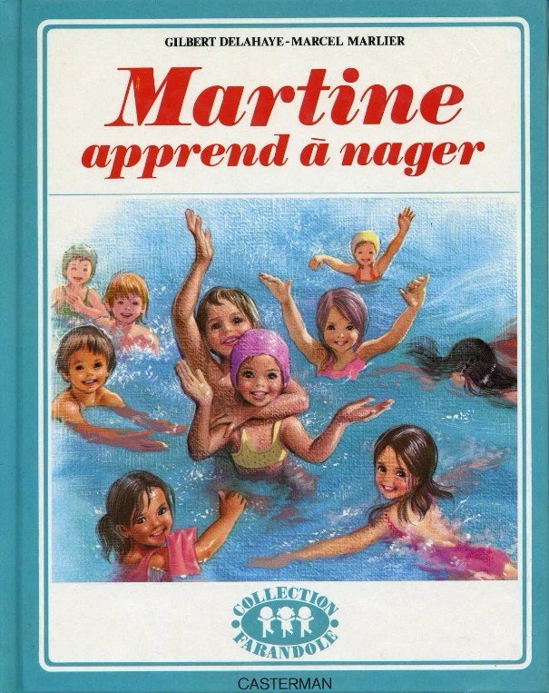 Martine apprend à nager